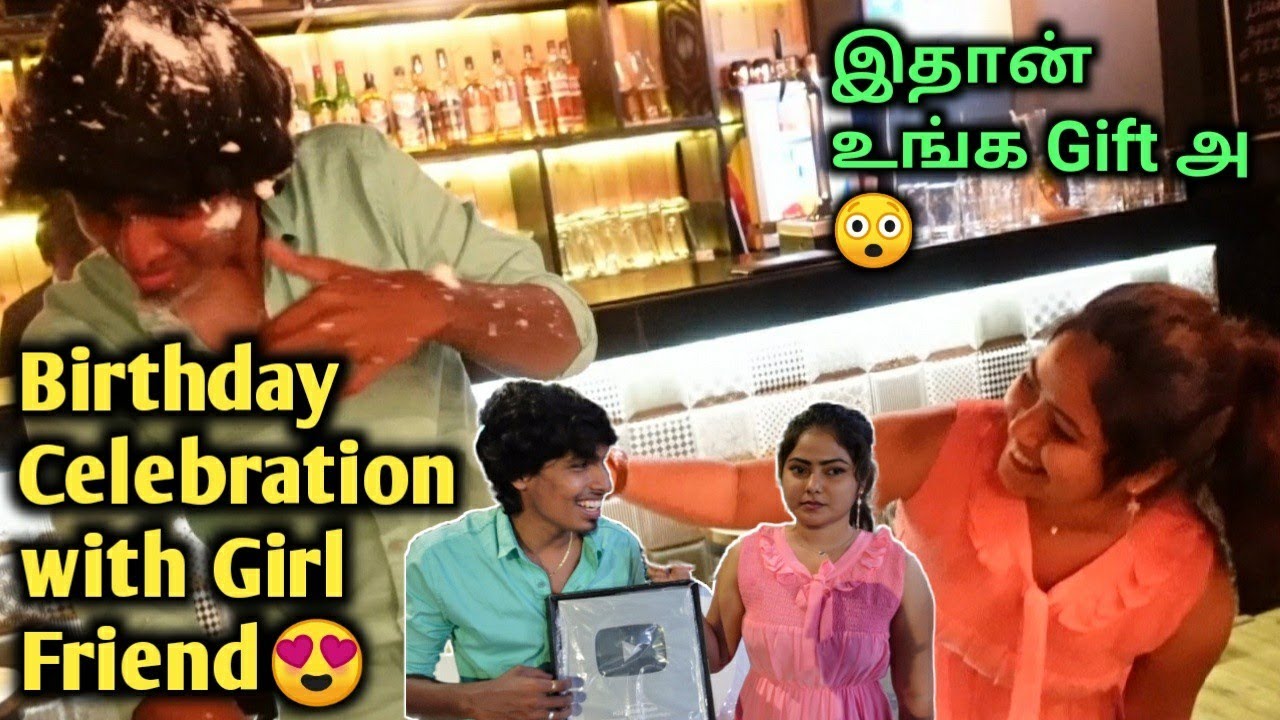 Birthday Celebration With My Girlfriend - H2o - Silver Play Button - Finally 1,00,000 Subscribers