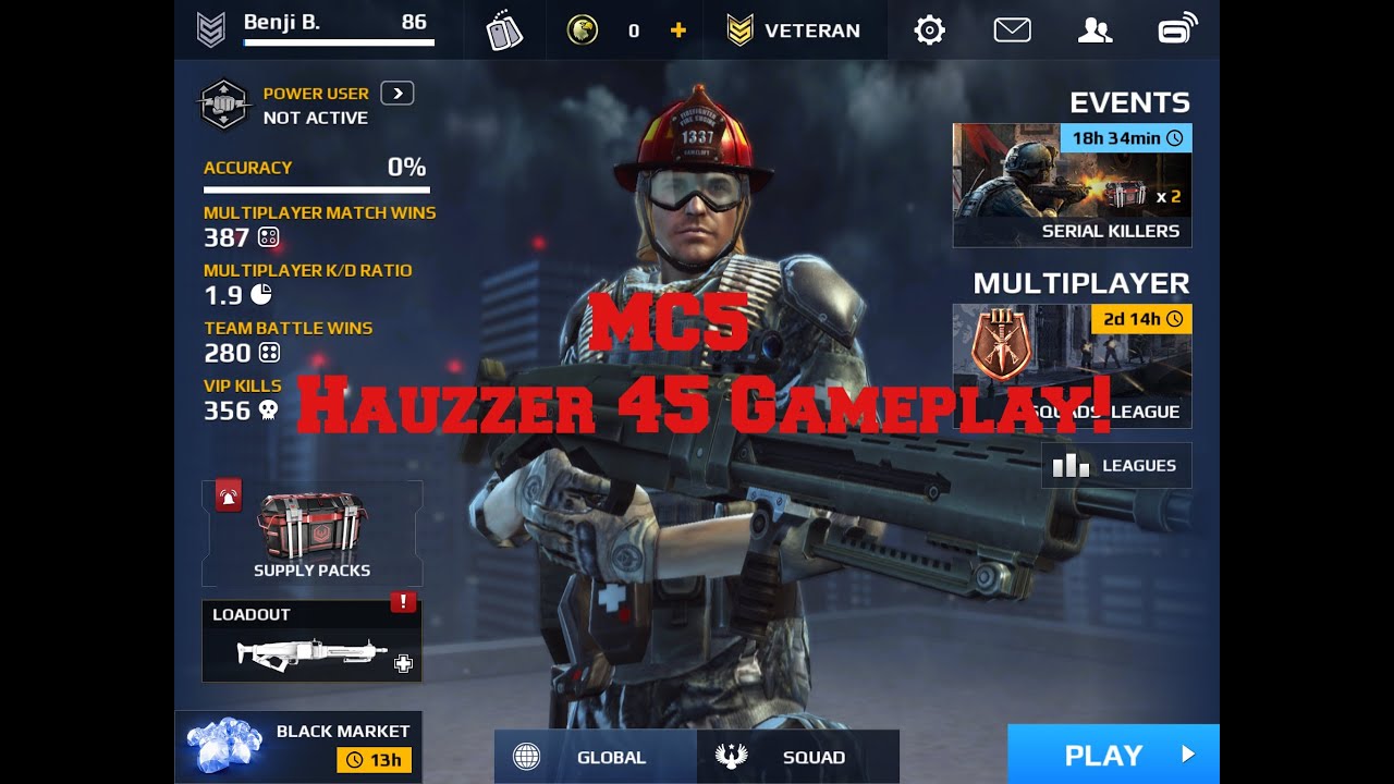 Modern Combat 5: HUZZZER 45 GAMEPLAY