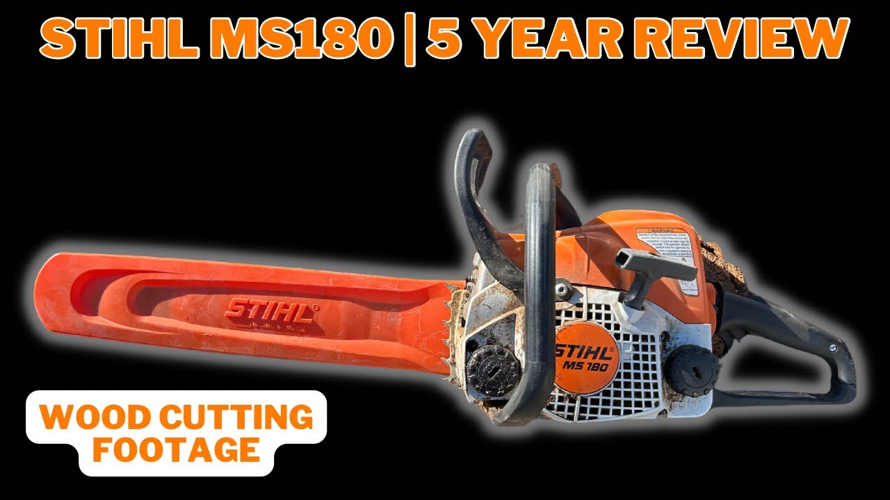 Stihl MS180 ЛУЧШАЯ БЫТОВАЯ БЕНЗОПИЛА? | Обзор за 5 лет (с функцией резки древесины)