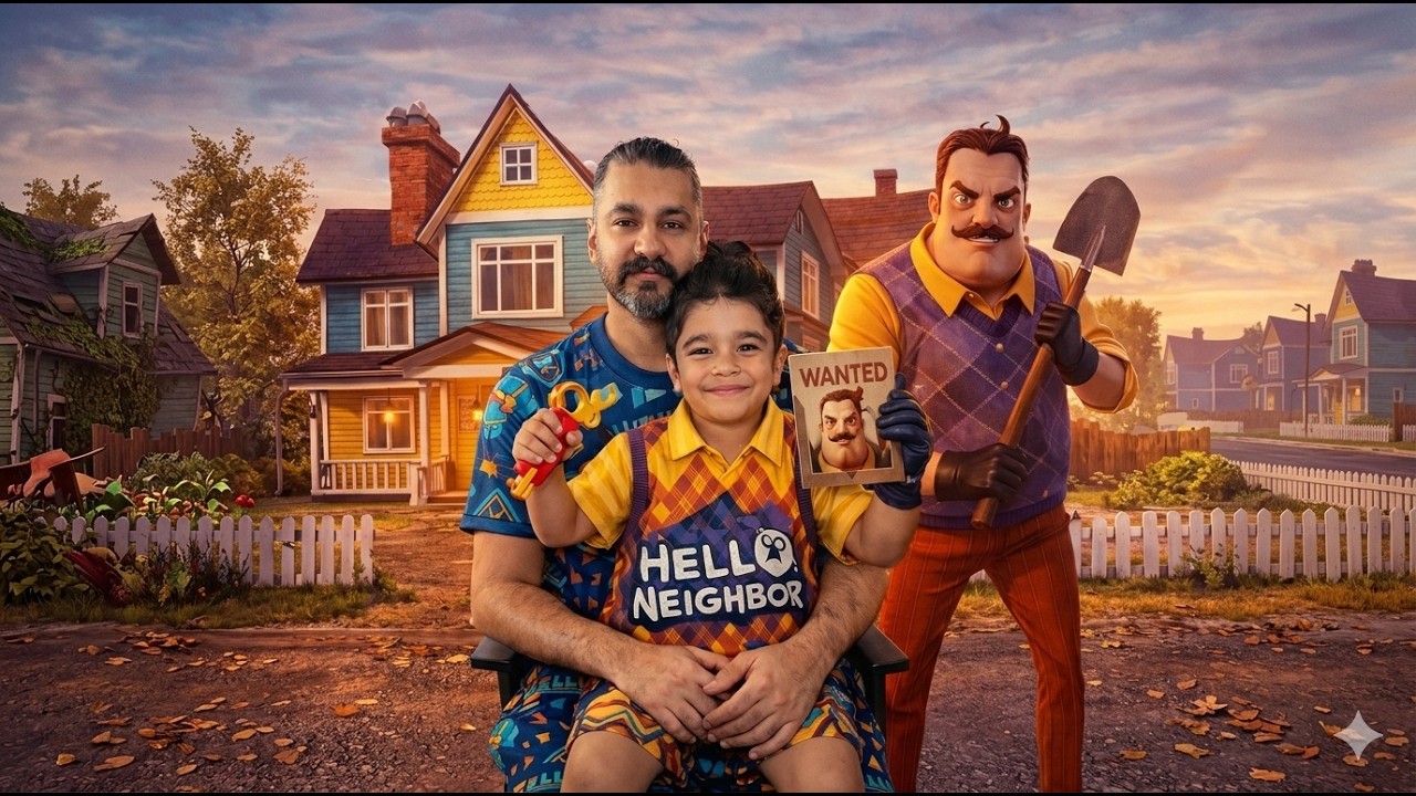 BÖLÜM 3 BAŞLADIK🗝️KOMŞUNUN YENİ EVİNDE KEŞİFLERE BAŞLADIK GİZLİ YERLERİ BULDUK. HELLO NEİGHBOR 1