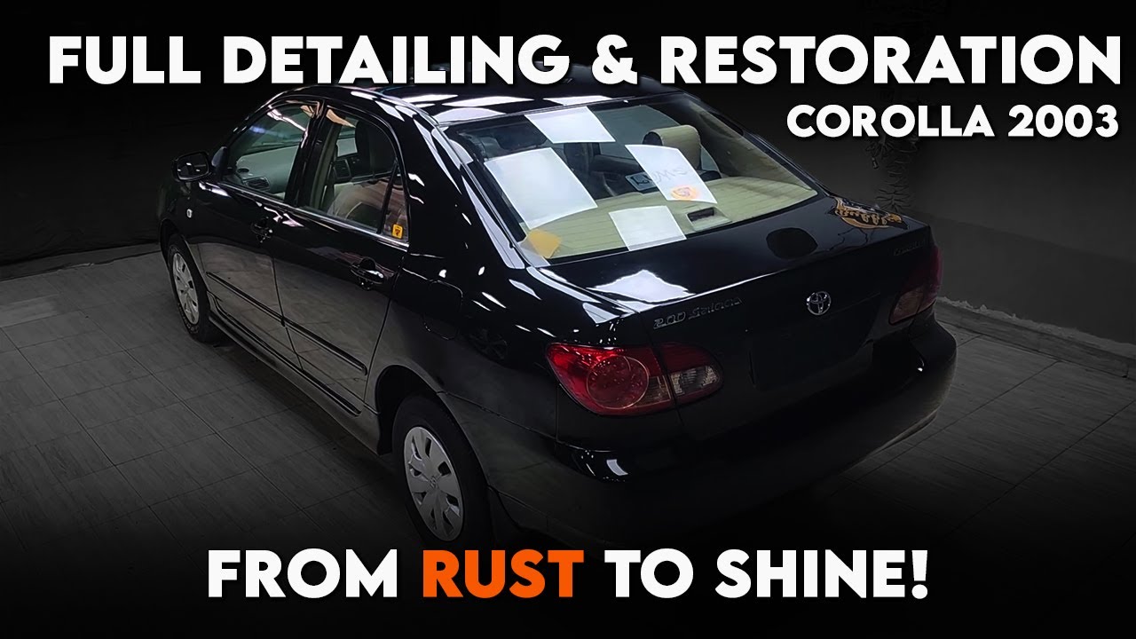 Complete Makeover – Corolla 2003 Full Detailing & Restoration