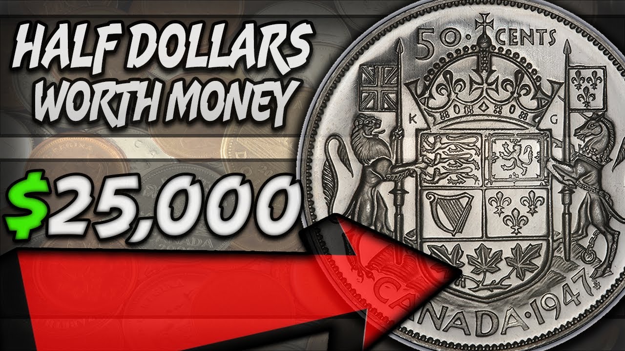 RARE CANADIAN HALF DOLLARS WORTH HUGE MONEY!!