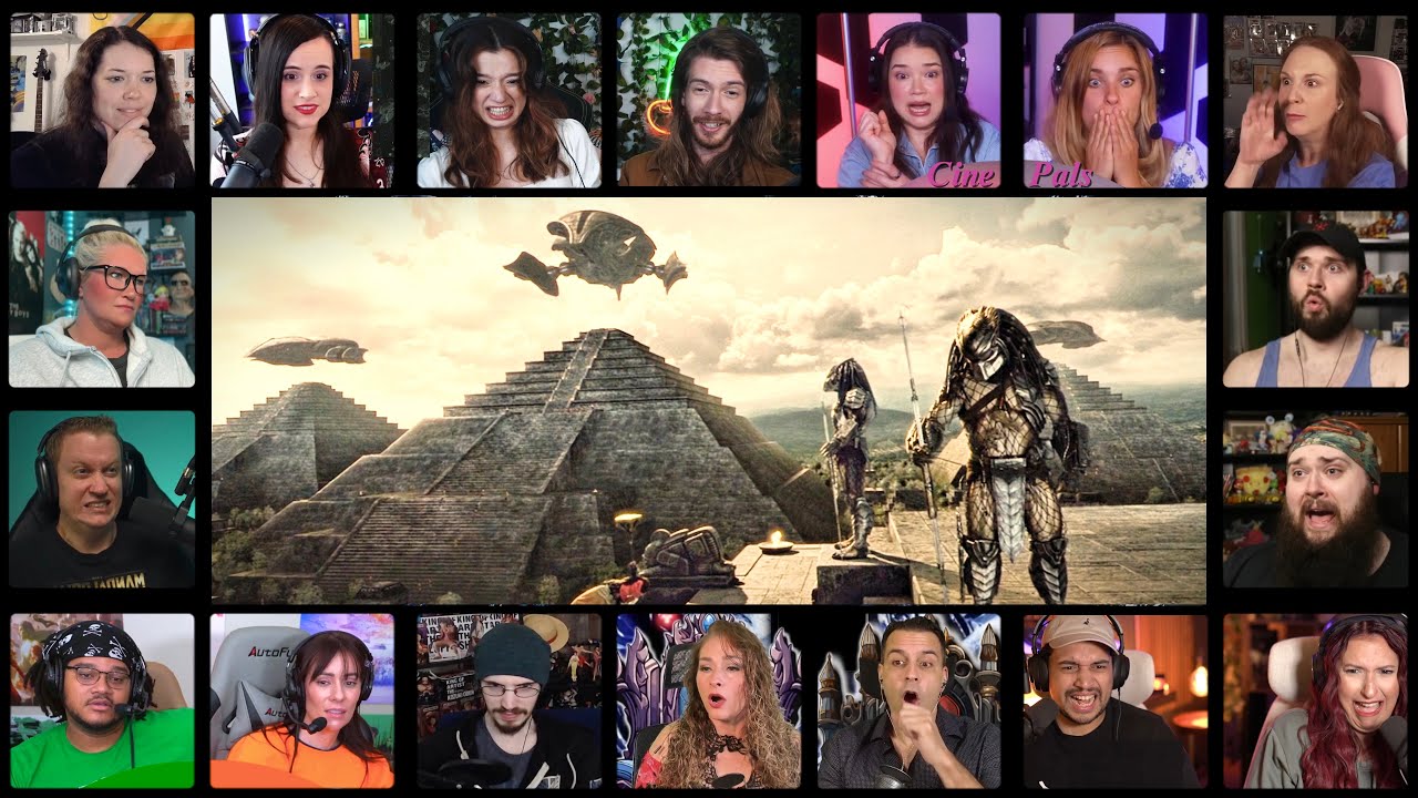 Predator History On Earth Scene | Alien vs. Predator (2004)  * Reaction Mashup