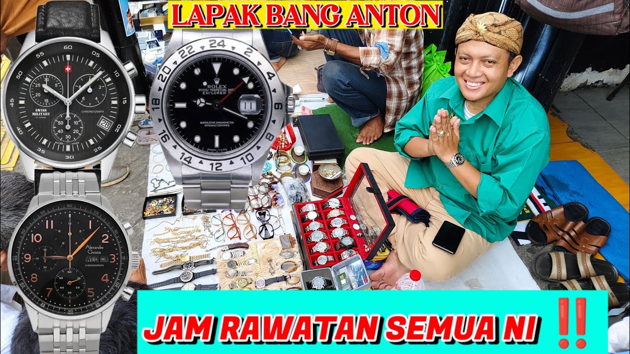 JAM TANGAN BEKAS KUALITAS BERKELAS ‼️ PASAR LOAK JATINEGARA ‼️ JAM VINTAGE RAWATAN BANYAK DISINI ‼️