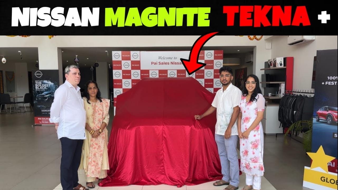 Nissan magnite Tekna delivery🥳| #vasudevshettyvlogs 