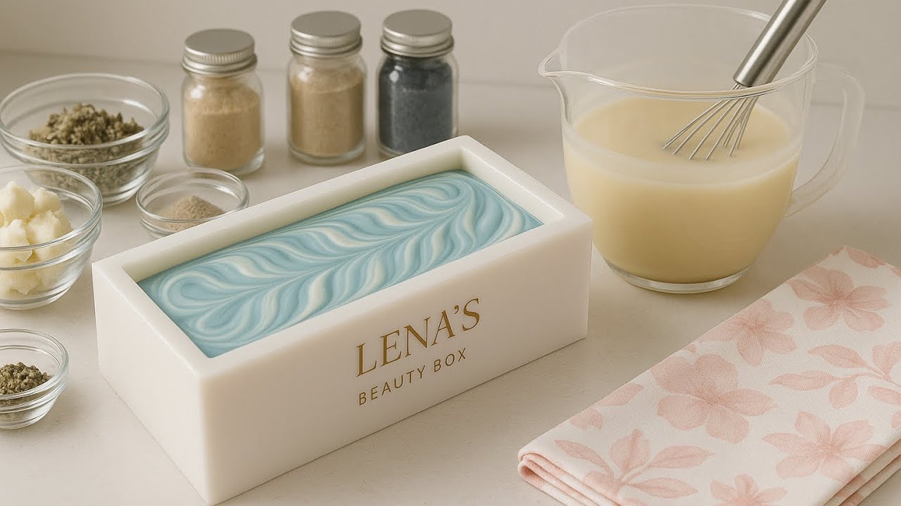 Making New Organic Cold Processed Soap