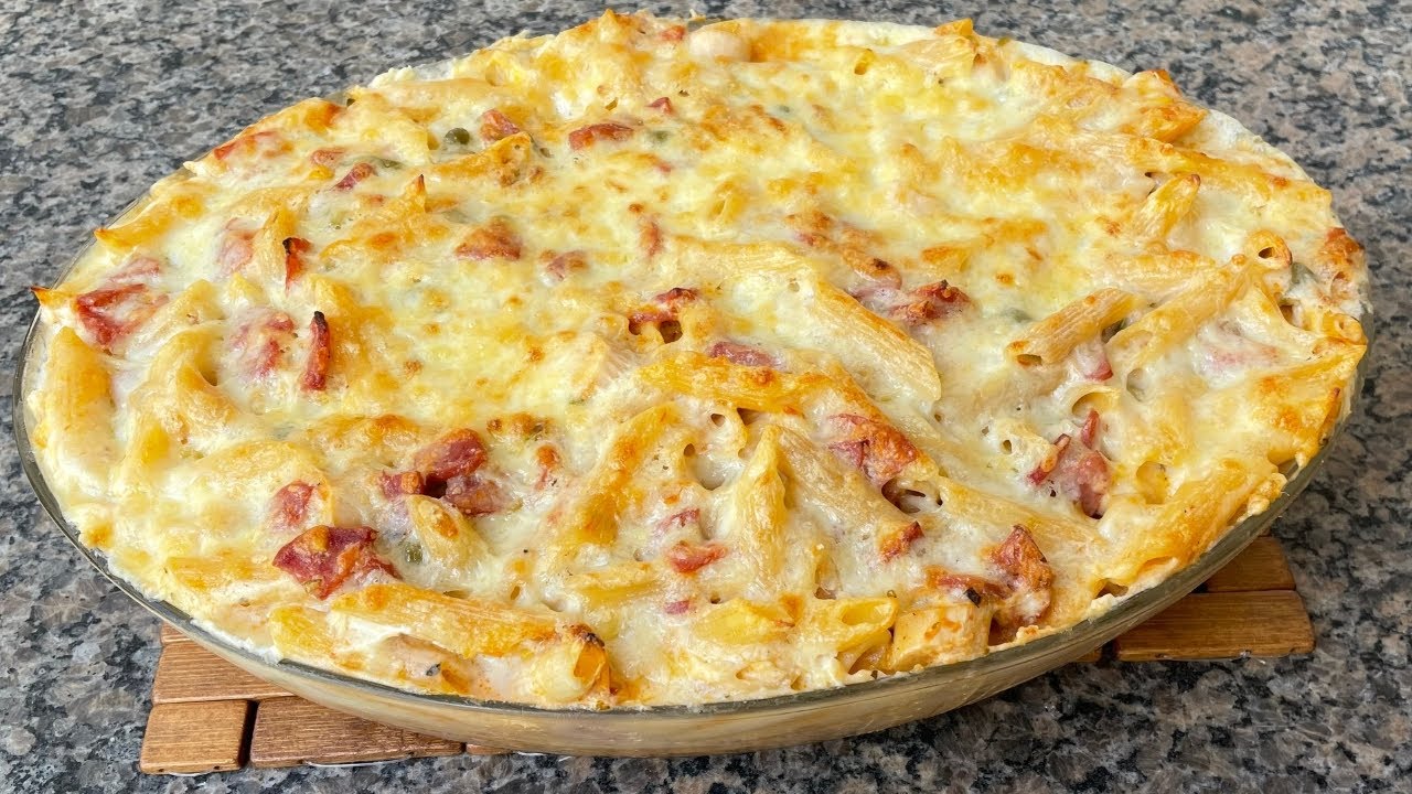 Macarrão Com Calabresa de Forno | Delícias da Eleni