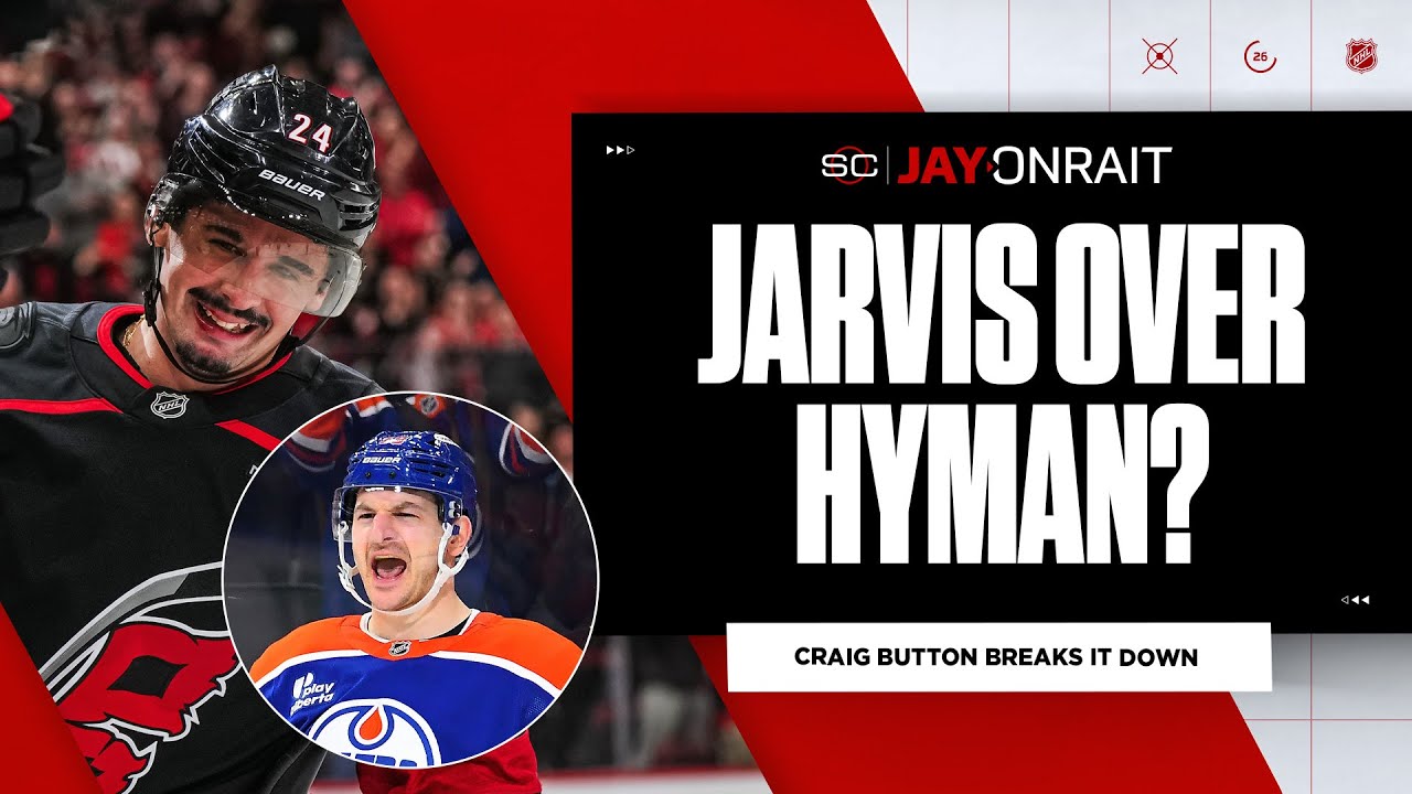 &lsquo;I think Zach Hyman was the choice here&rsquo;: Button on Seth Jarvis replacing Brayden Point