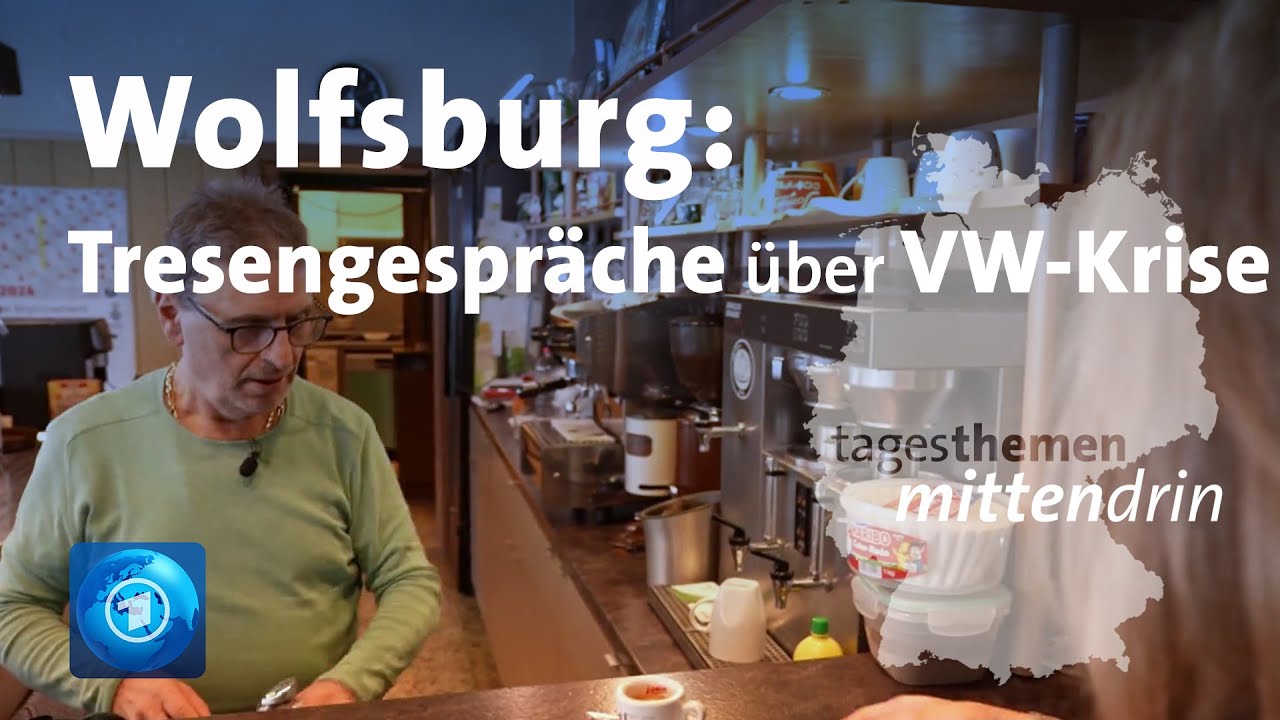Wolfsburg: Tresengespräche über VW | tagesthemen mittendrin
