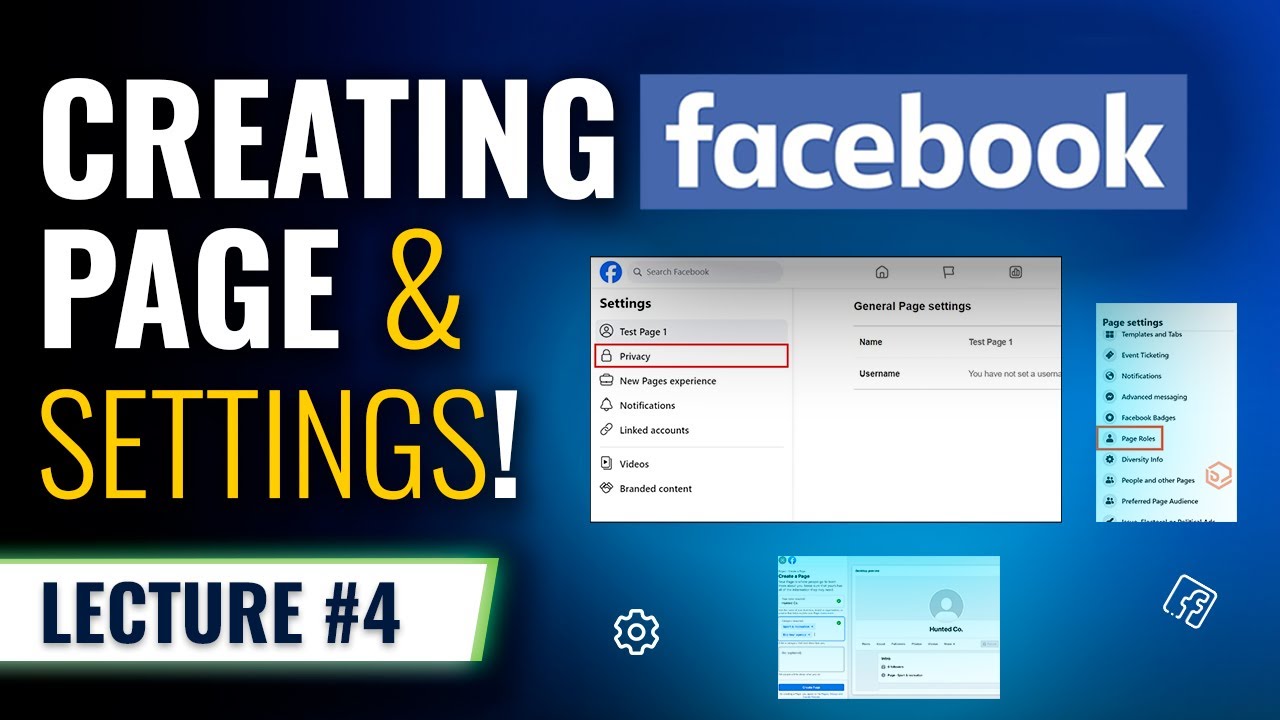 Facebook Page Settings & Post Creation | Facebook Ads Course Lecture #4 | Nextage Solutions