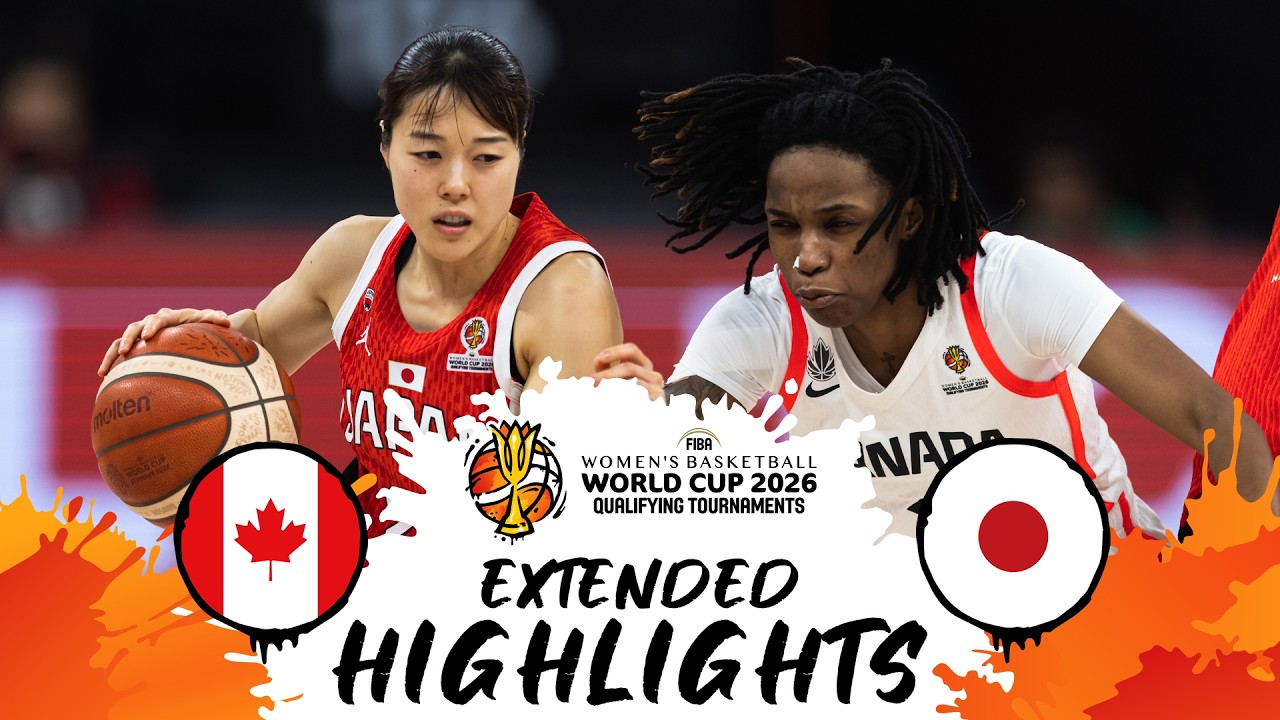 Canada 🇨🇦 v Japan 🇯🇵 | Extended Highlights | #FIBAWWC 2026 Qualifying Tournament