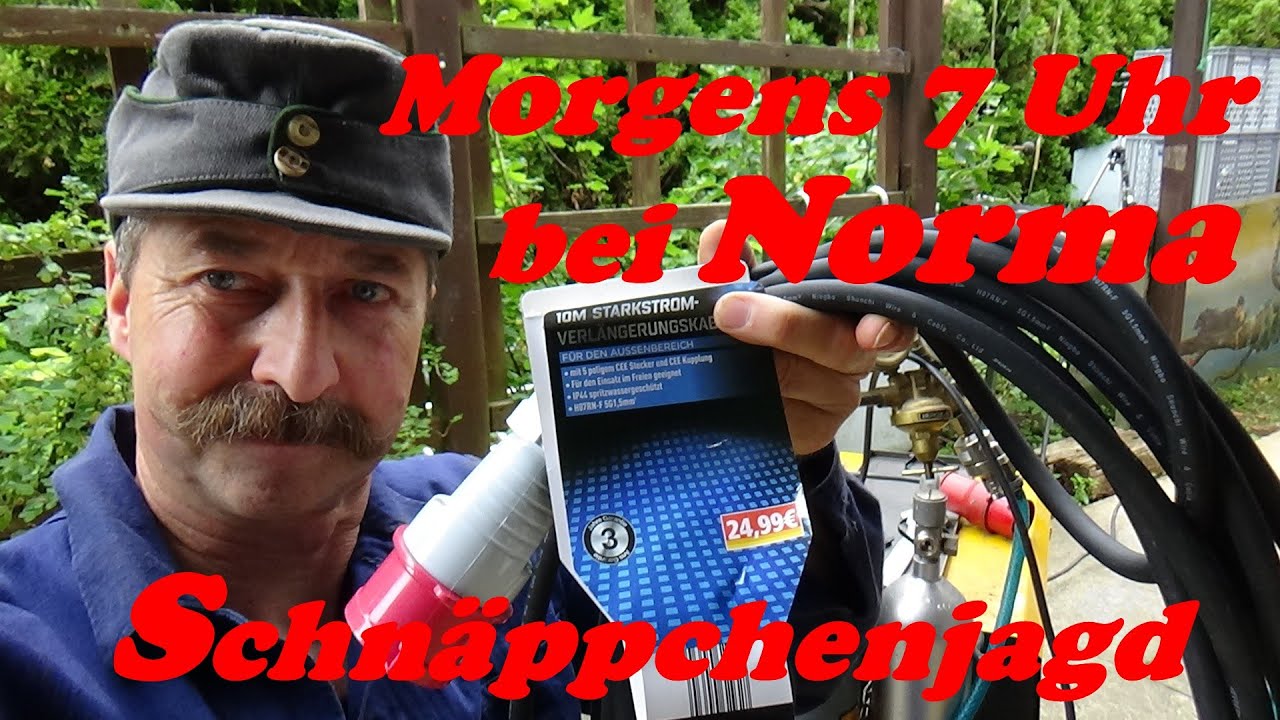Morgens 7 Uhr Schnäppchenjagd bei Norma