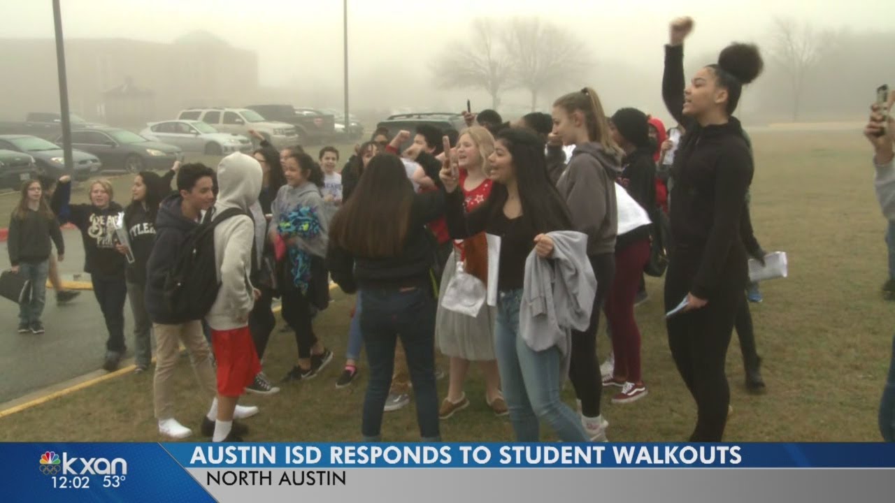Walkout at Bailey Middle School