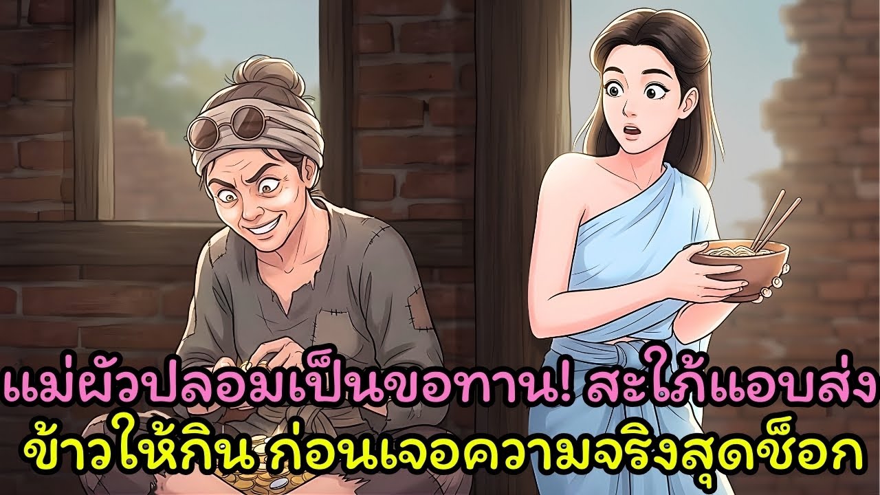 แม่ผัวแกล้งตาบอดขอทานหน้าปากซอย สะใภ้แอบยกขนมจีนร้อนๆ มาให้ ความจริงสุดช็อกเบื้องหลังดวงตามืดบอด!