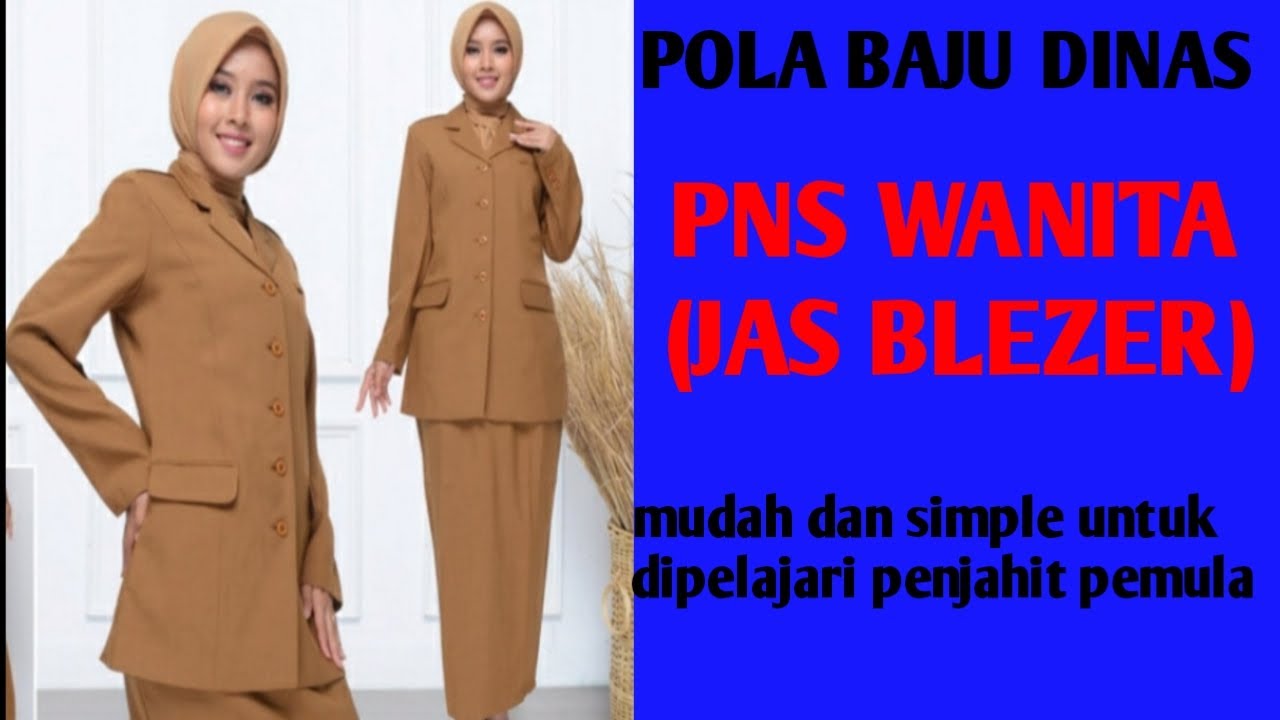 Pola baju dinas wanita part 1