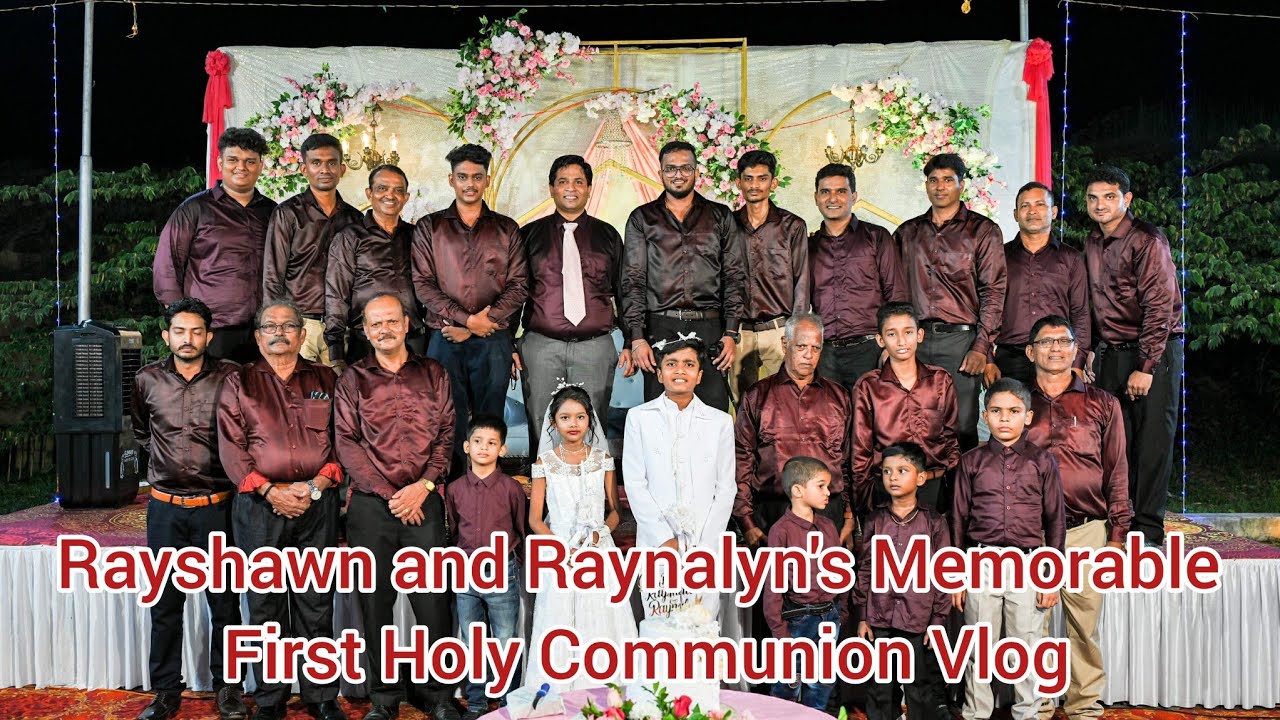 Rayshawn and Raynalyn's Memorable First Holy Communion Vlog