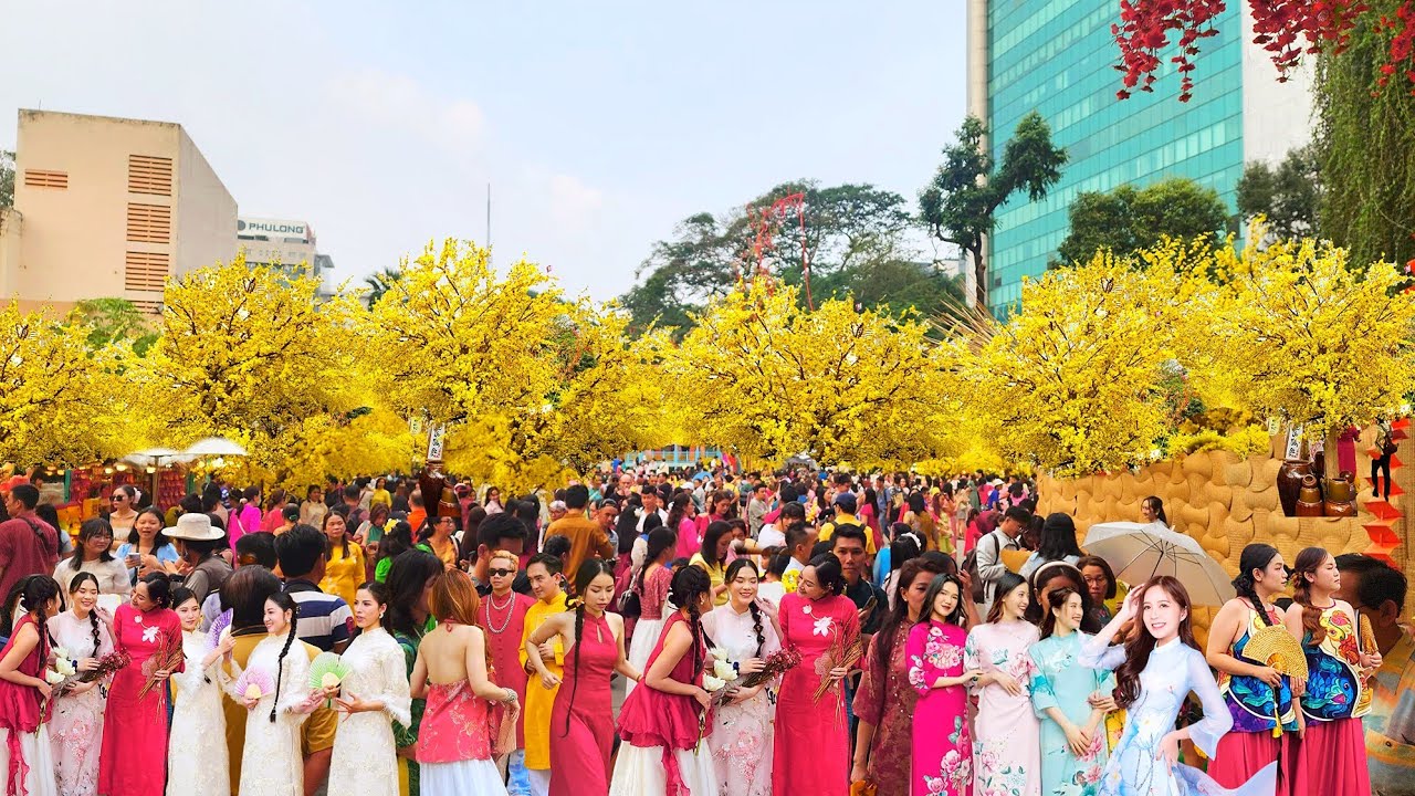 TẾT SÀI GÒN CHỢ LỚN 2026 | FULL CHỢ LỚN NÁO NHIỆT NHỘN NHỊP RỰC RỠ , ÁO DÀI ĐẠI NÁO CHỢ LỚN TẾT 2016