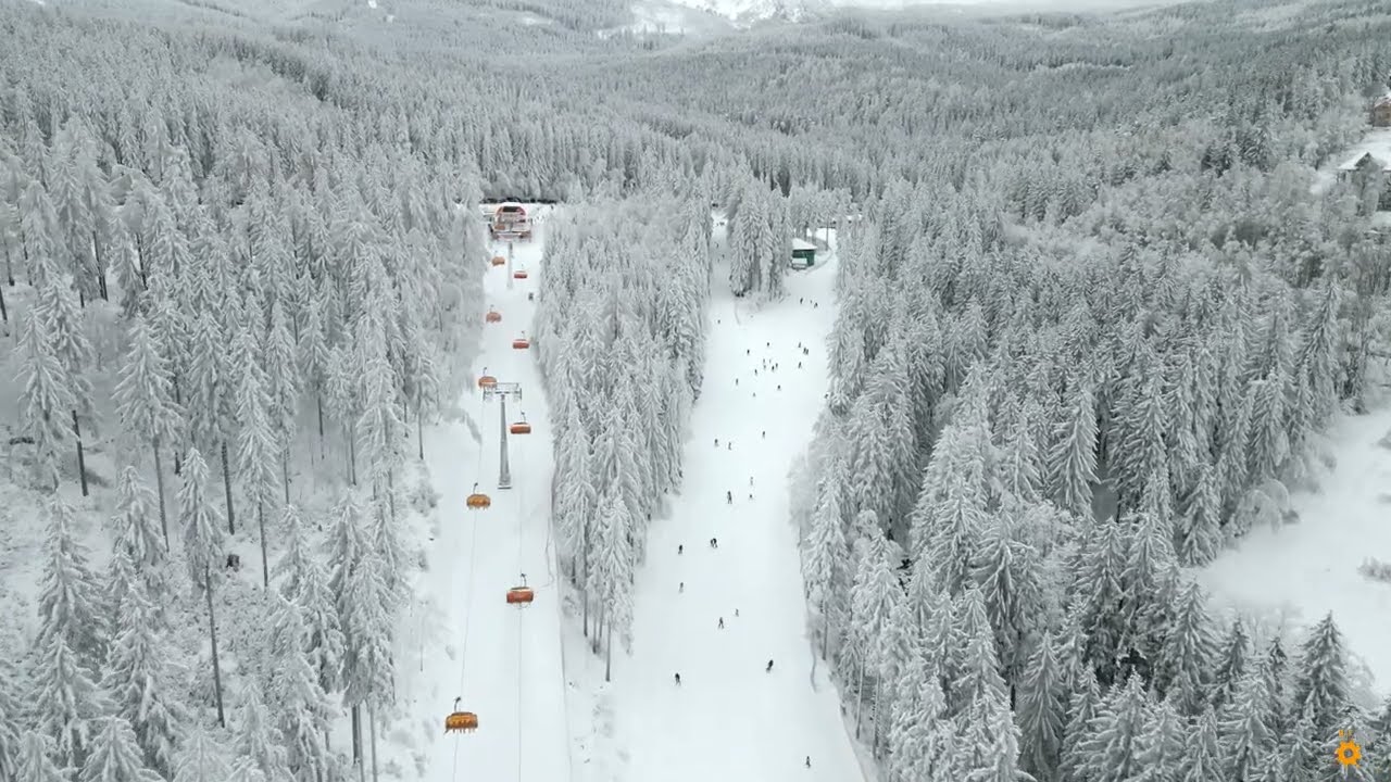 Biały Jar in Karpacz - ski resort by DJI Mini 3 Pro