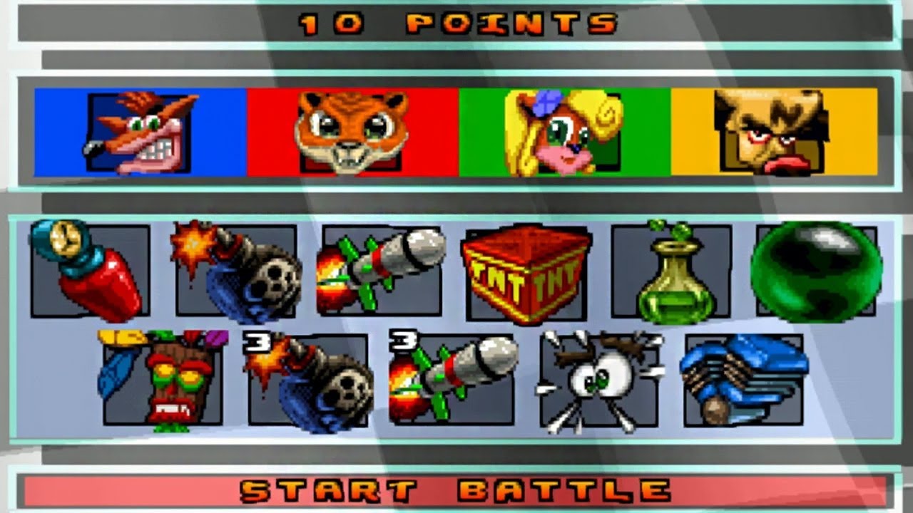 Crash Team Racing Battle Mode 4 Players | Road To CTR Nitro-Fueled