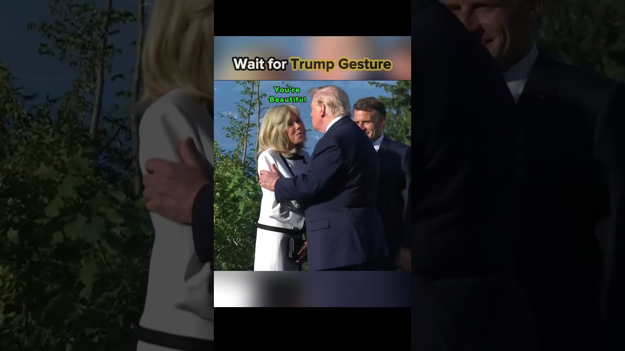 The Trump-Brigitte Macron Moment That Went Viral #shorts