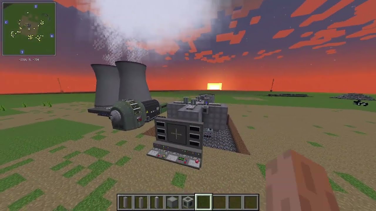 РБМК-1000 В МАЙНКРАФТЕ МОД NBM NUCLEAR'TECH 1.7.10
