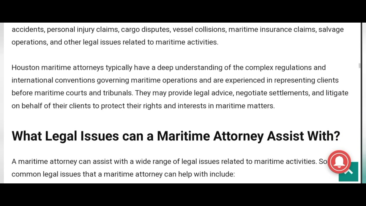 Best Houston maritime Attorney