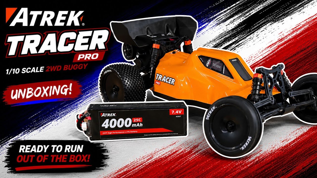 Распаковка: багги Atrek Tracer Pro 2WD RTR