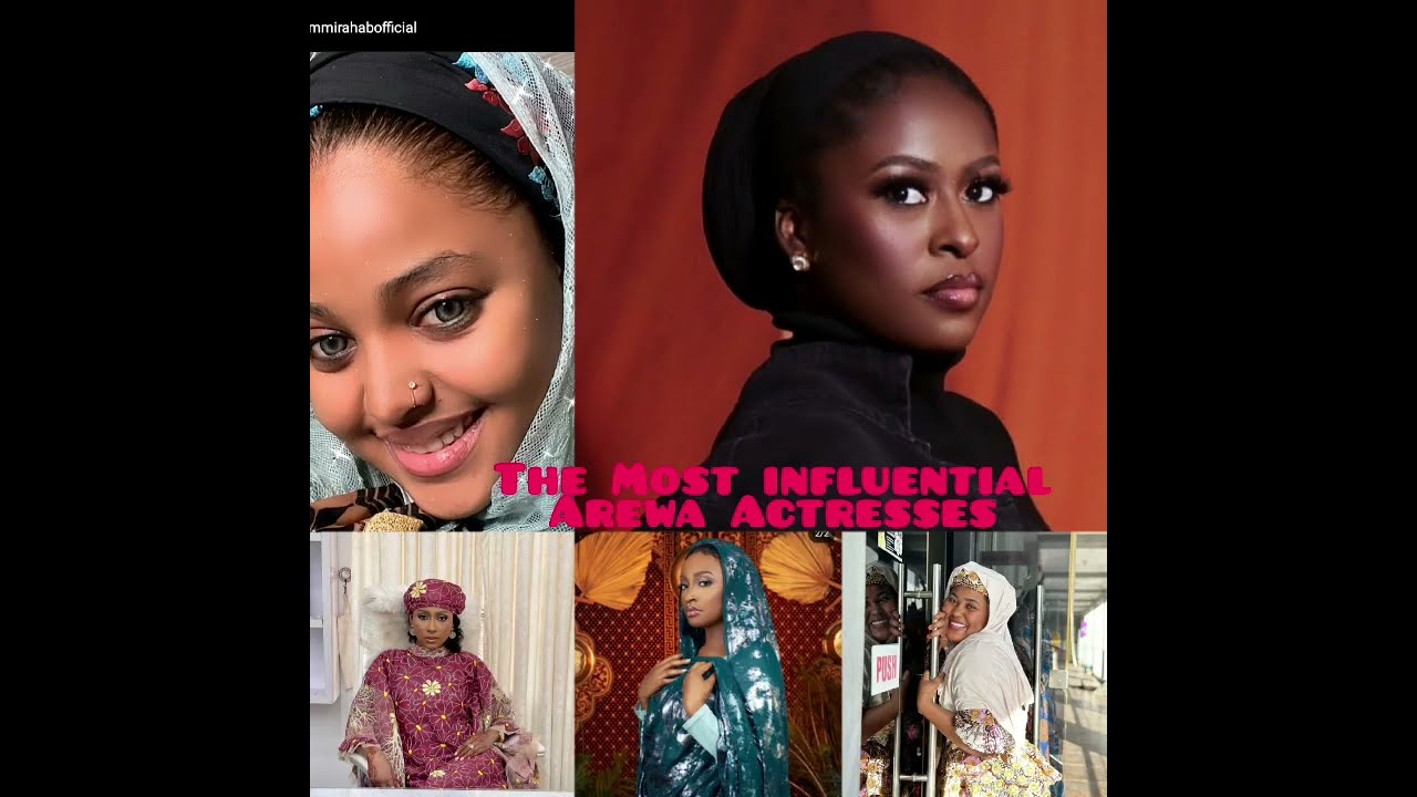 THE MOST INFLUENTIAL AREWA ACTRESSES IN NIGERIA. #rahmasadau #hadizagabon #nafisaabdullahi #arewa