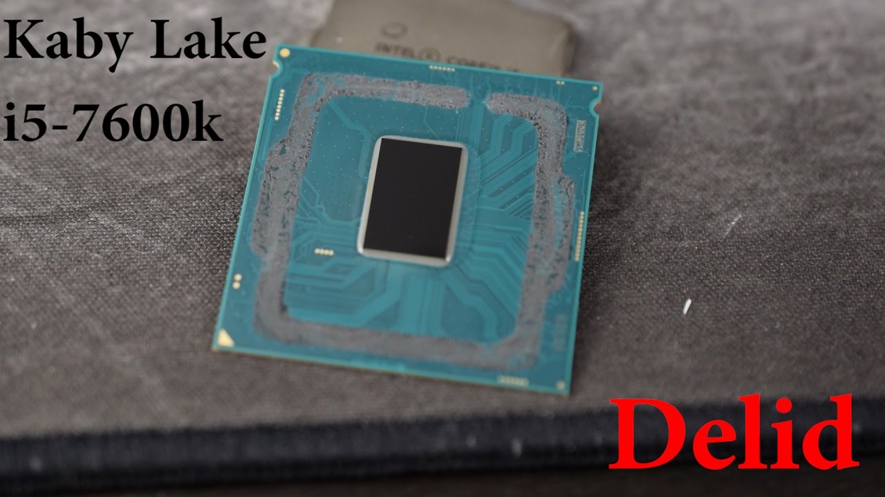 [How-to] Kaby Lake Delid- i5-7600k at 5.0GHz- Is the temperature decrease worth it?