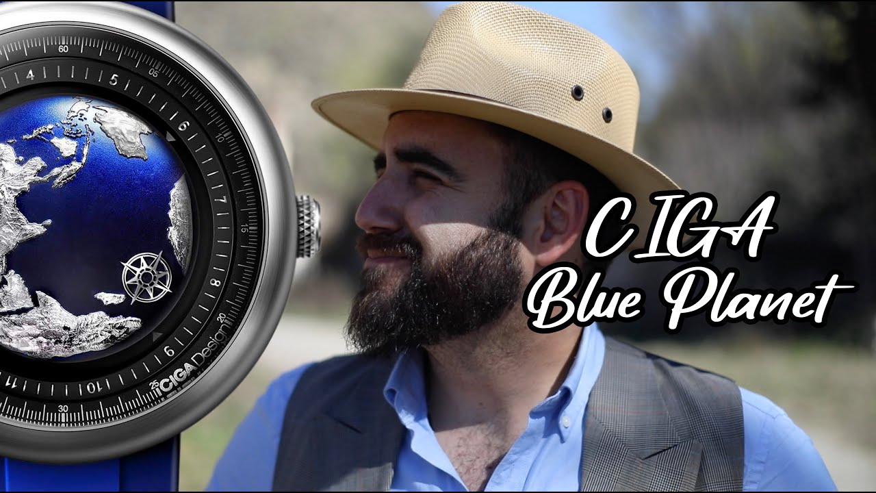 🌏🤲🏼 ¡El mundo en nuestras manos! CIGA Design Blue Planet - Una nueva forma de leer el tiempo.