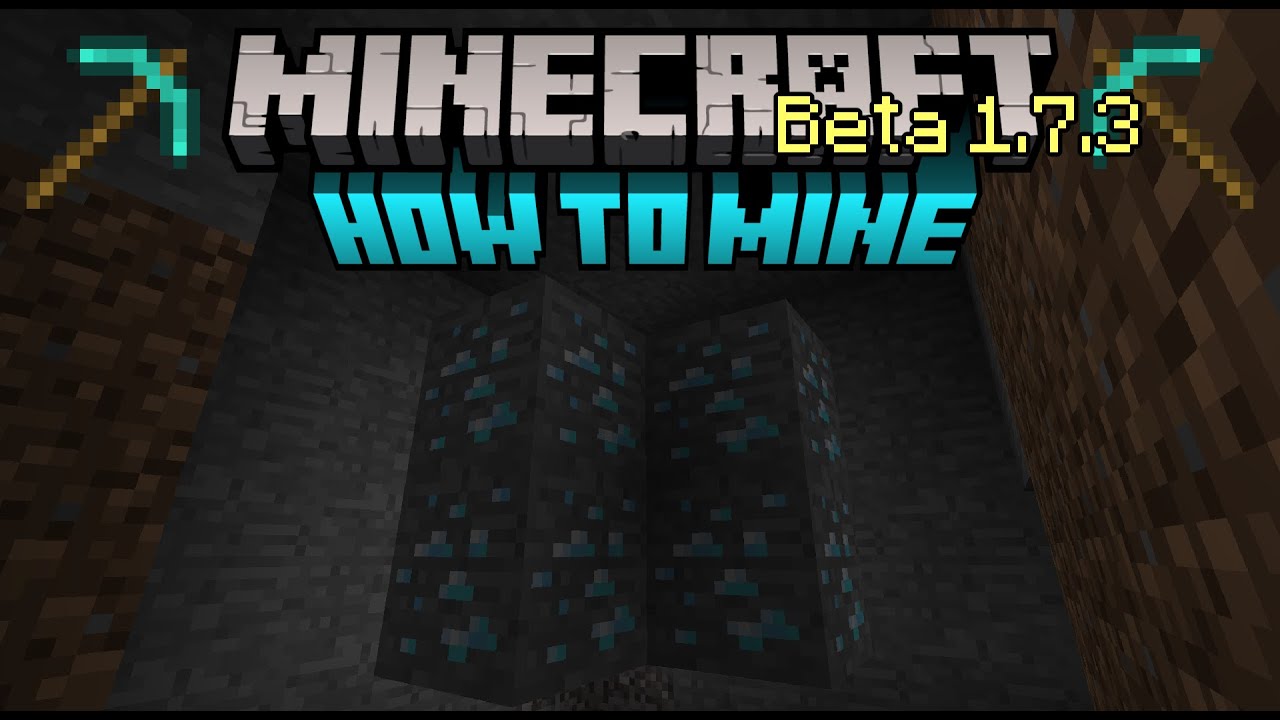 ✔ How to Mine Properly in Minecraft Beta 1.7.3