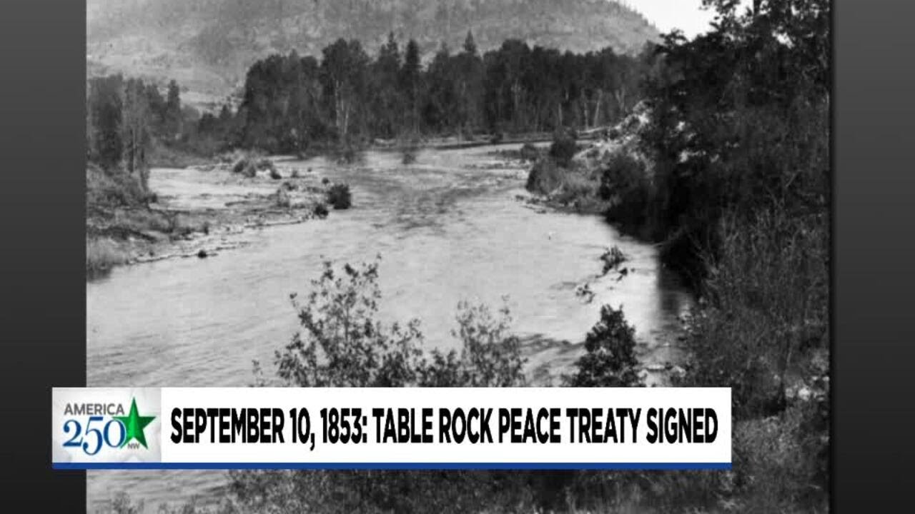 This Day in Oregon History - Sept. 10, 1853: The Table Rock Treaty is signed