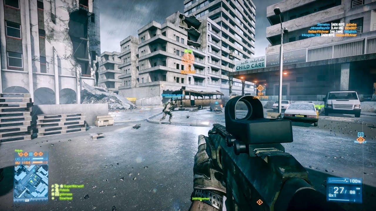 Battlefield 3: Large Conquest Gameplay | No Commentary