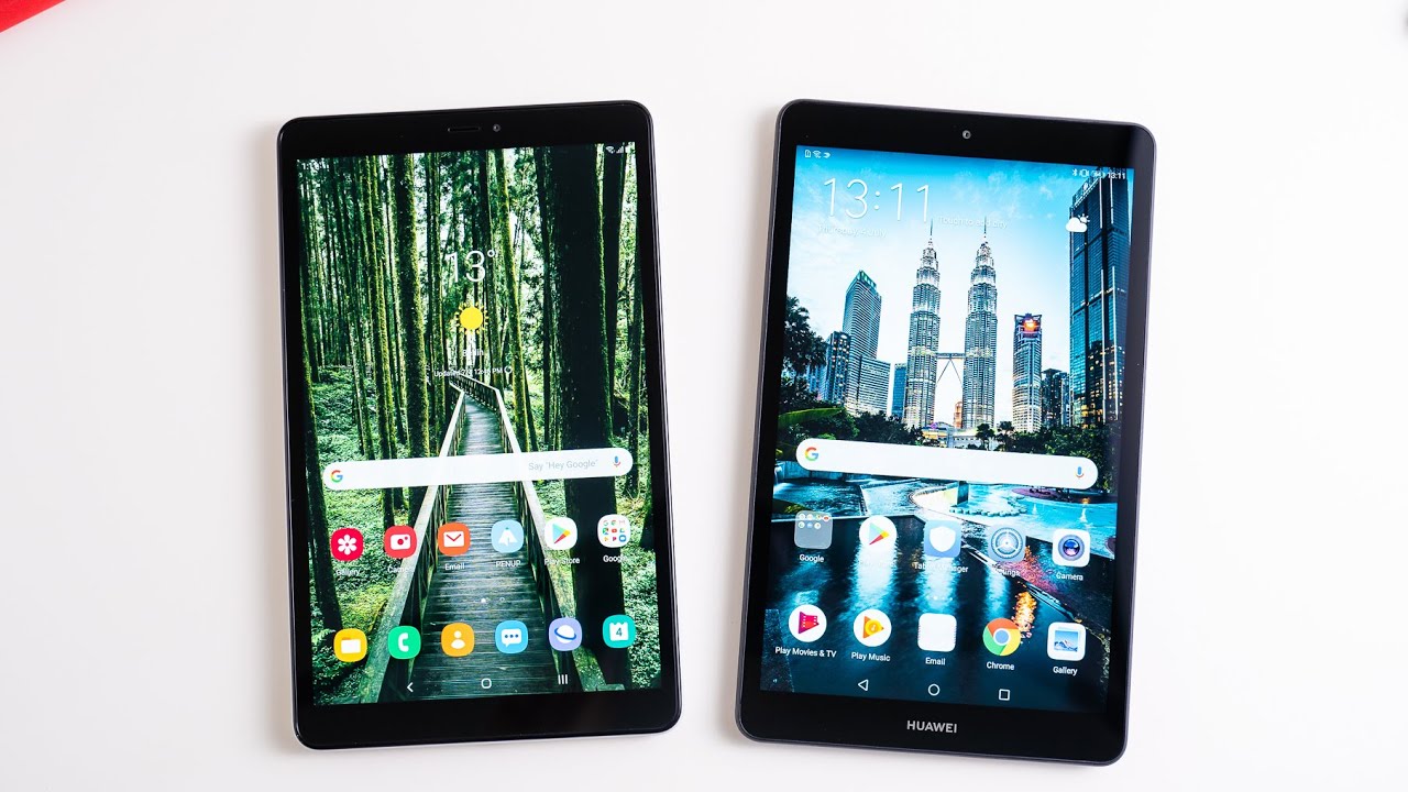Samsung Galaxy Tab A 8.0 with S Pen vs. Huawei MediaPad M5 Lite 8 Comparison