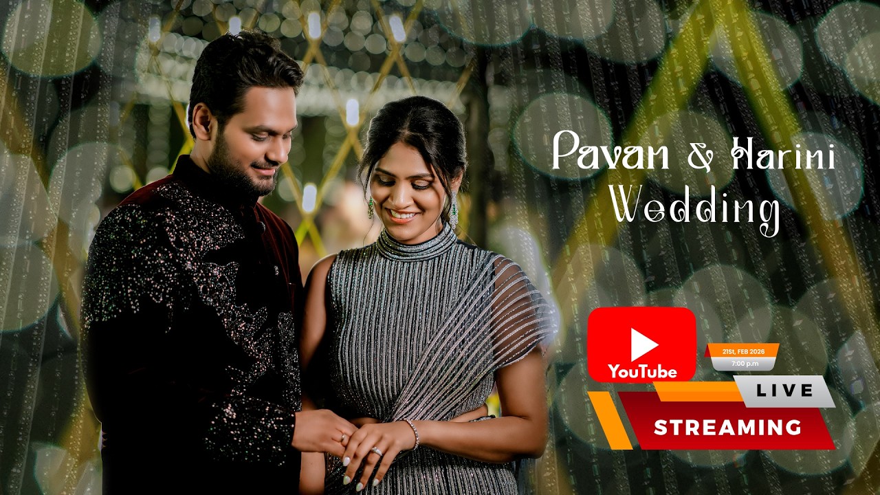 SAI PAVAN & HARINI  || WEDDING || LIVE ||