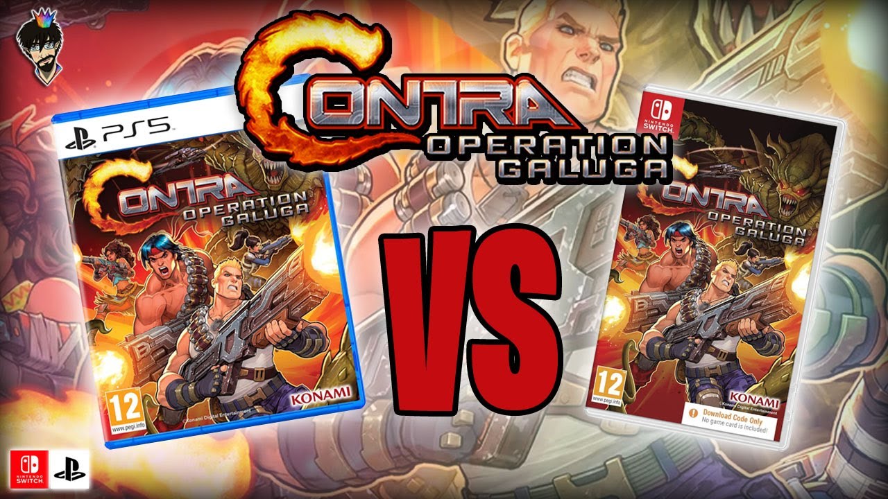 CONTRA OPERATION GALUGA SWITCH VS PS5