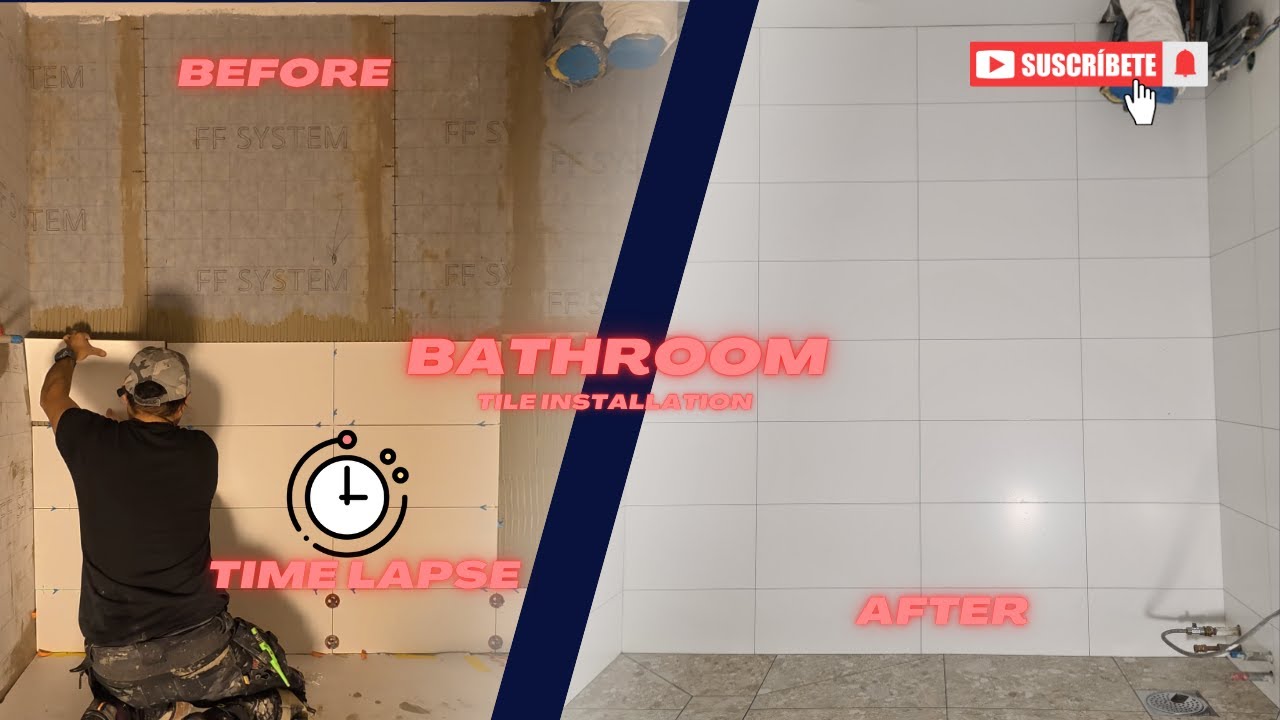 Tiling Timelapse | Floor 60x60 & Wall 30x60  Installation