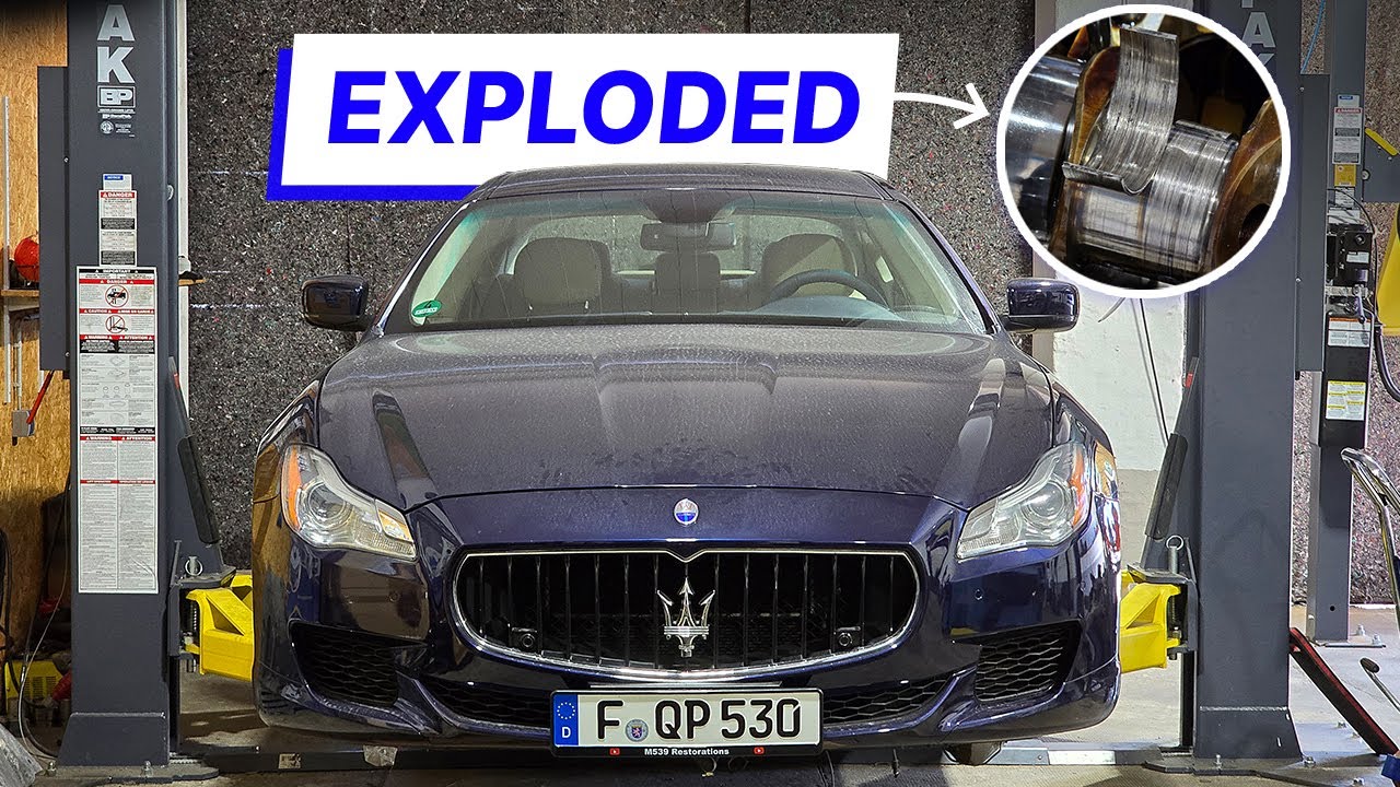 Ferrari/Maserati Engine That Lasted 5 Minutes - Quattroporte GTS - PT6