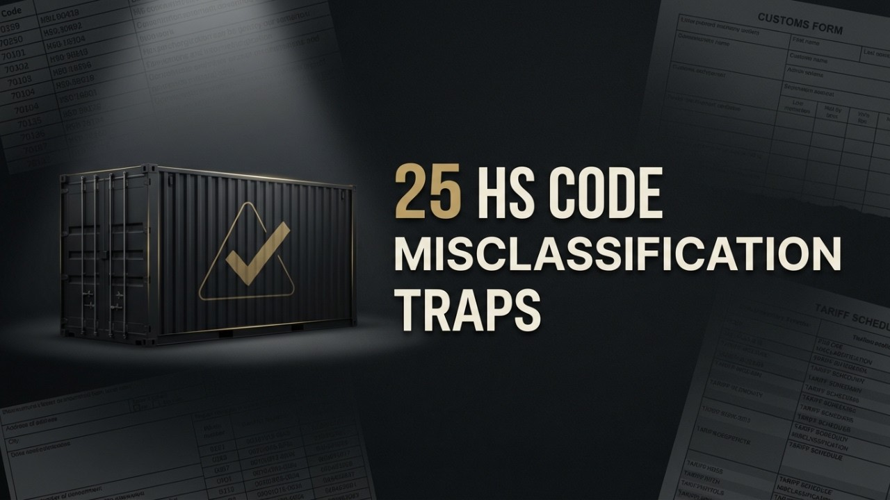 Top 25 HS Code Misclassification Traps That Trigger Audits and Customs Penalties