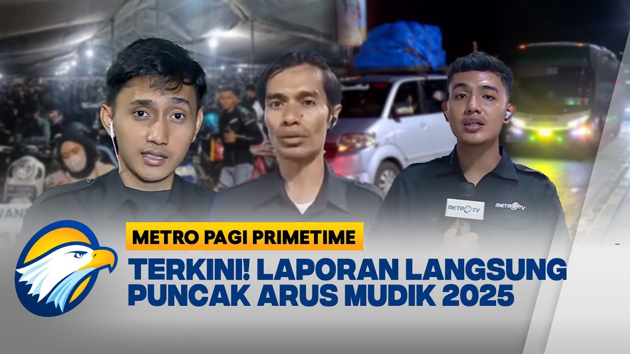 Situasi Arus Mudik di Pelabuhan Ciwandan, Merak & Terminal Pulo Gebang | Metro Pagi Primetime