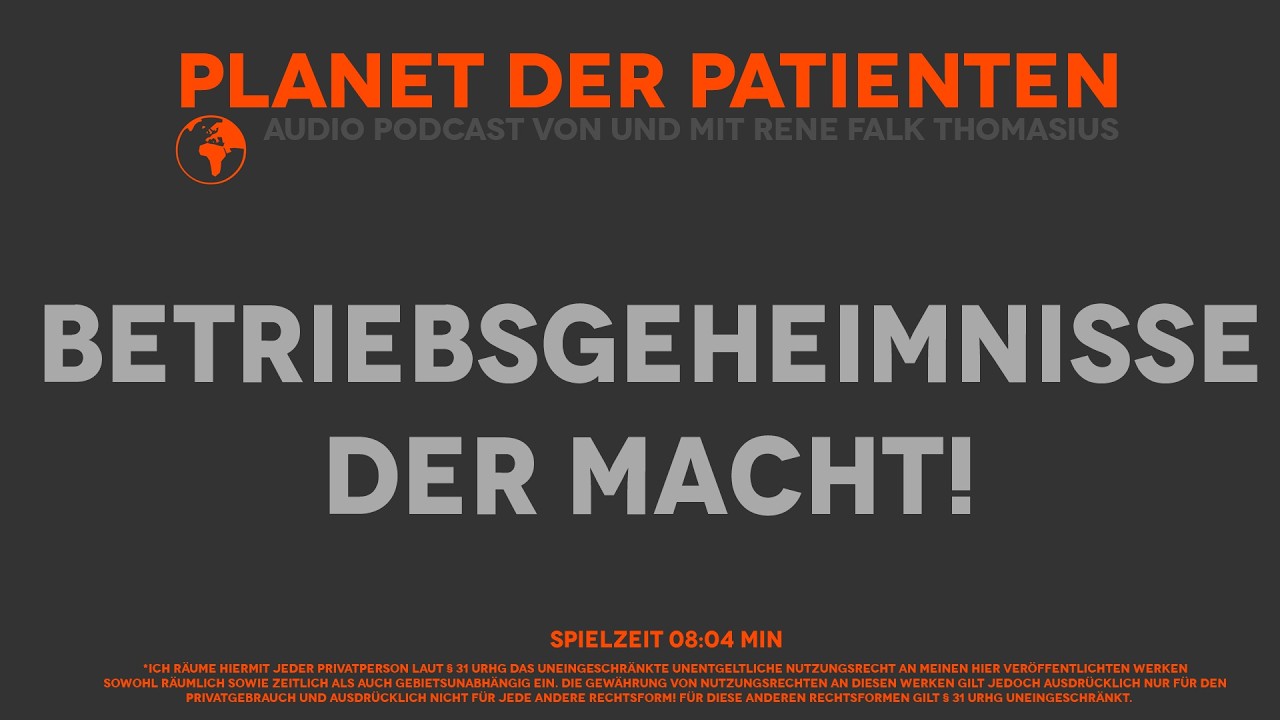 BETRIEBSGEHEIMNISSE DER MACHT!
