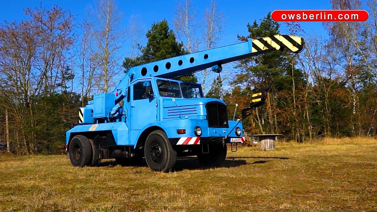 Autodrehkran ADK 63 E auf Basis des Lkw IFA H6 Teil 1/2