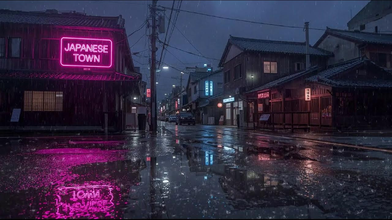 Night Rain Ambience 🌙 Lofi Beats for Focus, Relax & Quiet Moments #80