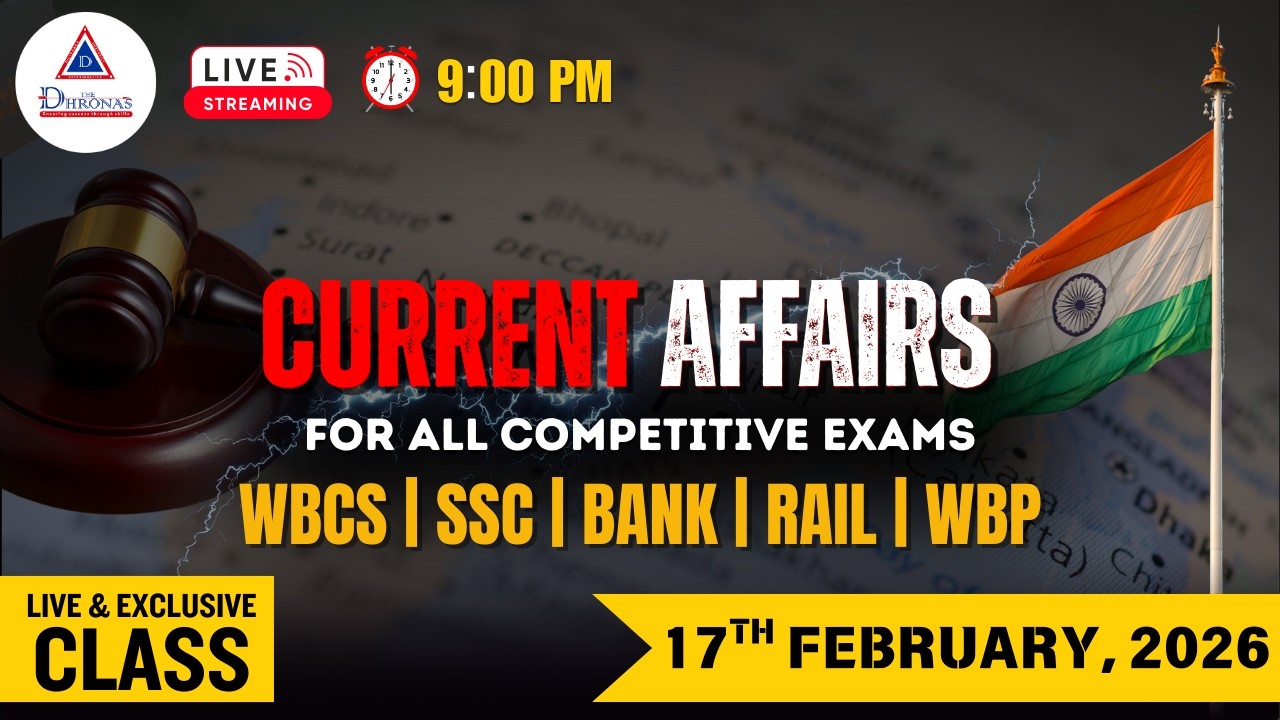 Important Current Affairs Live Class of 17TH FEBRUARY for #wbcs #wbp #kpsi #cgl #chsl #bank #rail
