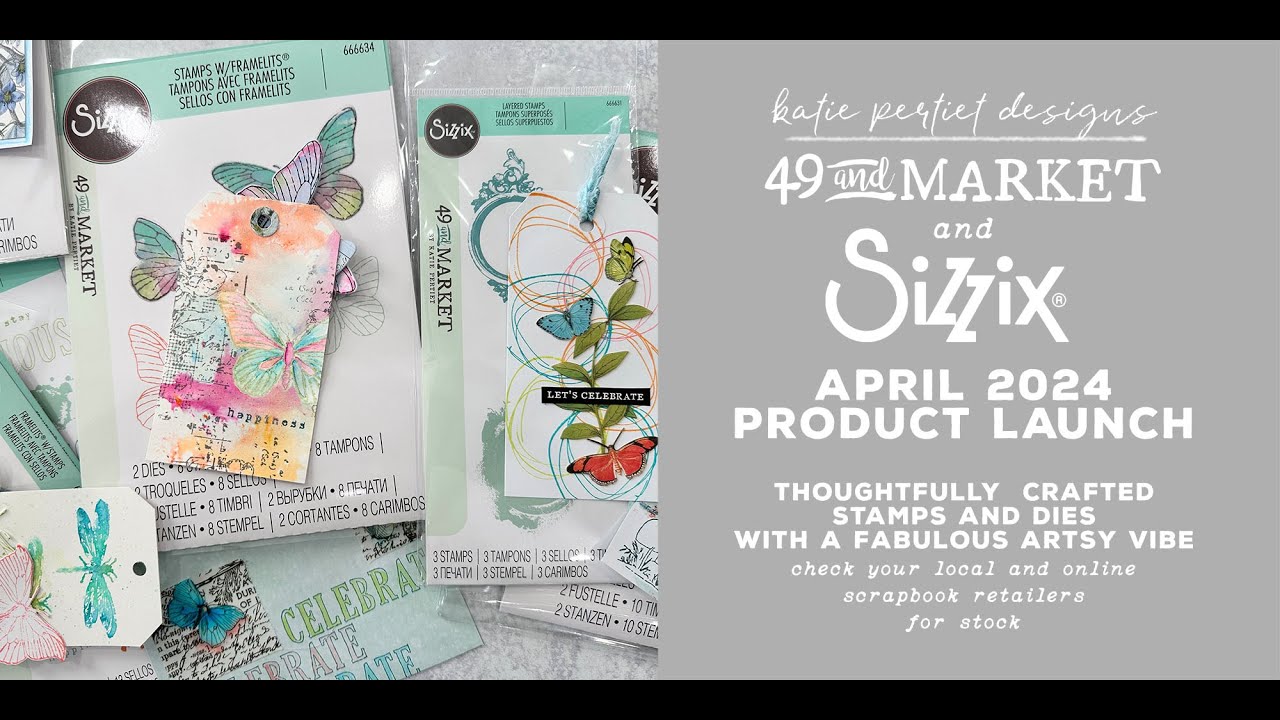 Кэти Пертиет разрабатывает дизайн для 49andMarket и Sizzix