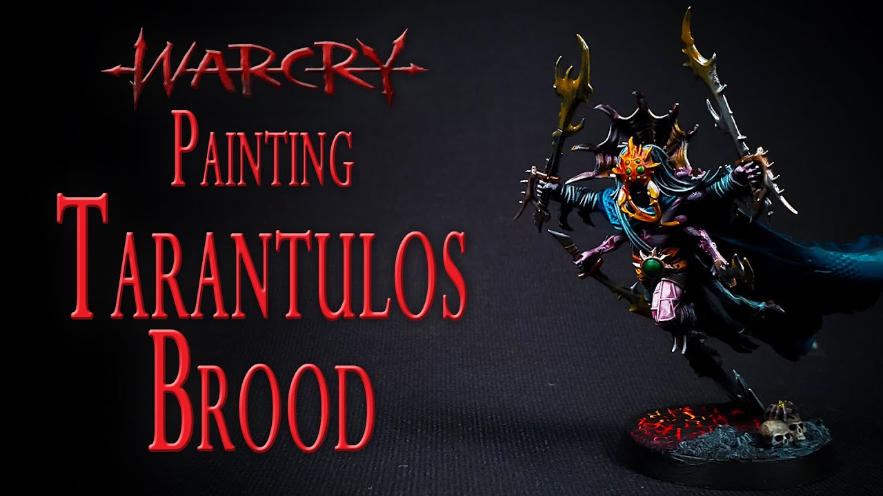 Painting Tarantulos Brood for Warhammer Warcry
