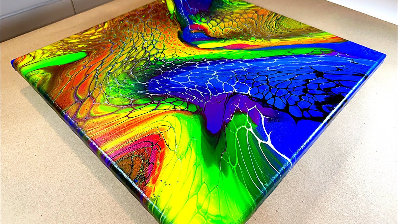 Stunning Fluid Art Swipe Technique Tutorial