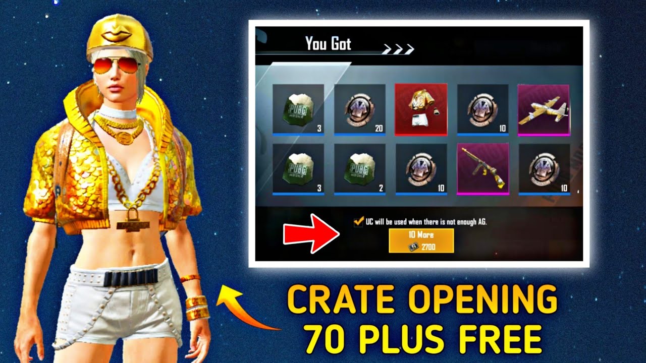 BEST VPN CRATE OPENING SERVER TRICK FOR LEGENDARY ITEMS || PUBG MOBILE SEASON 13