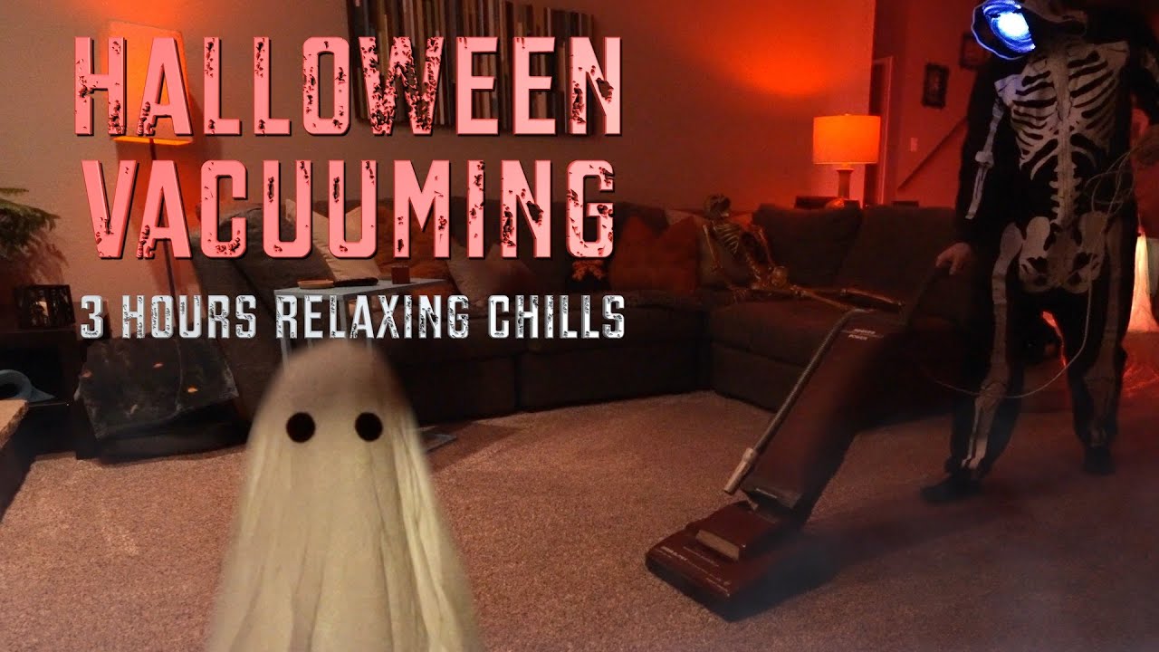 Halloween Vacuuming 2025 👻 - 3 Hours Relaxing Vacuum Cleaner Sounds