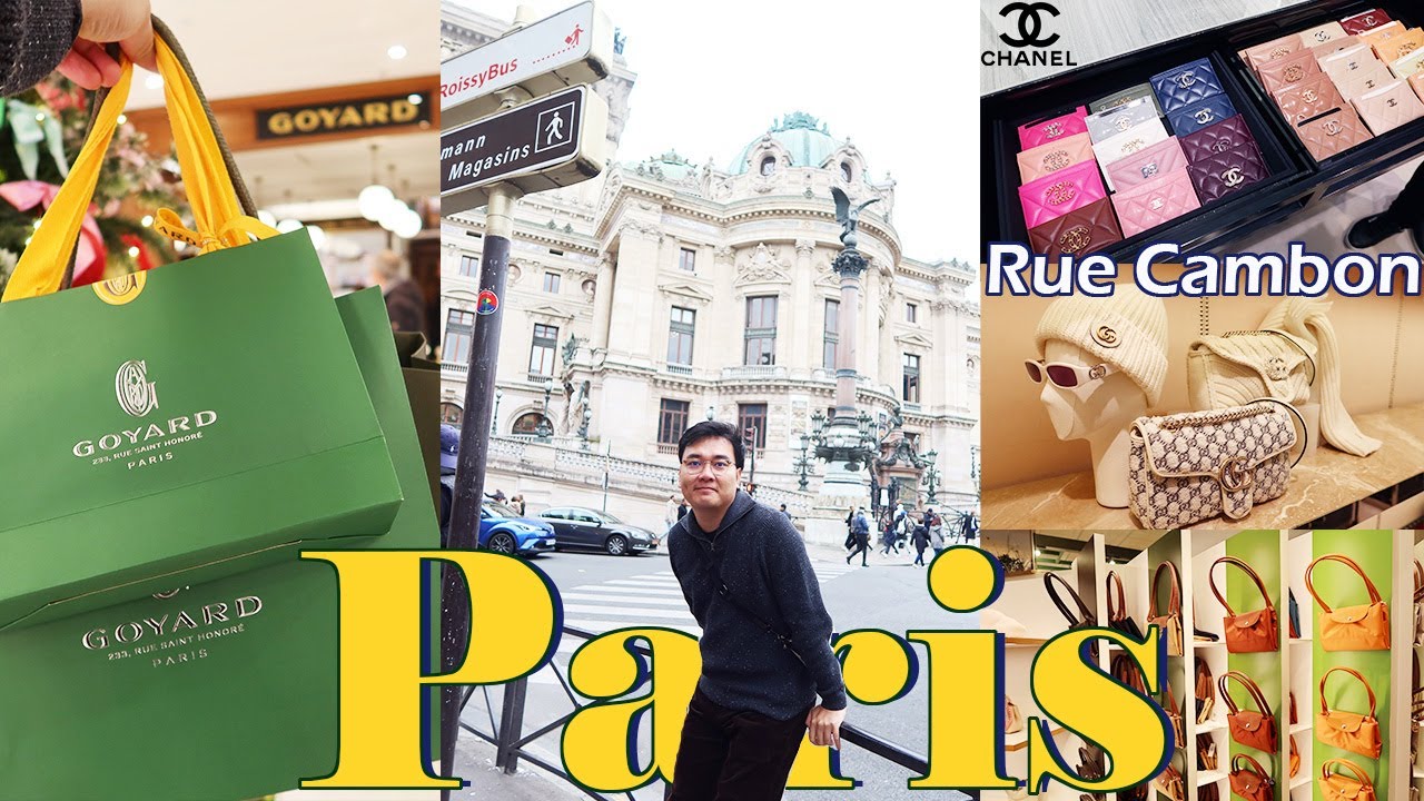 Paris Luxury Shopping Vlog: Goyard, Gucci, Chanel Rue Cambon & Galeries Lafayette ❤️👜🛍️